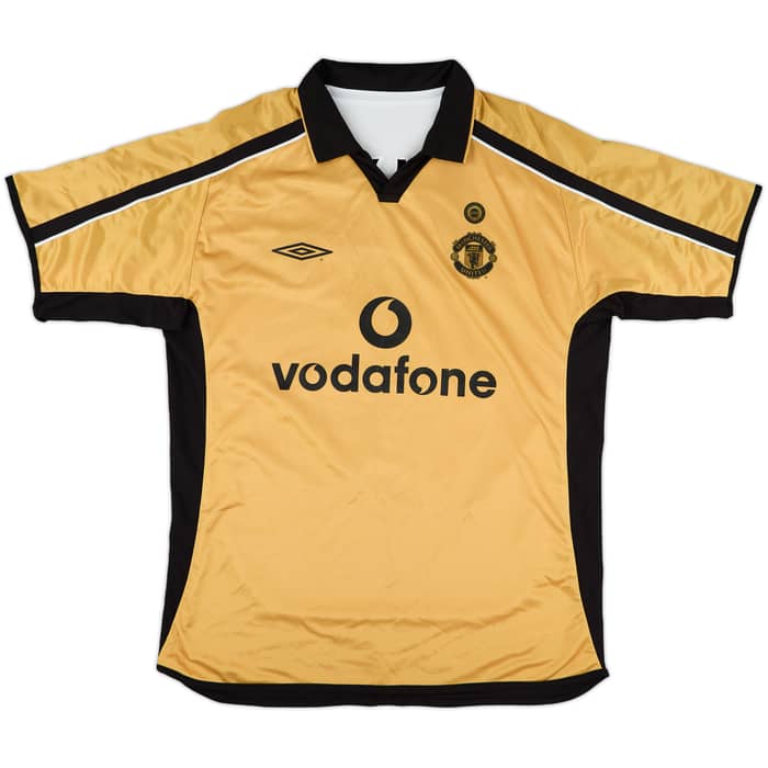 2001-02 Manchester United Centenary Away/Third Shirt Beckham #7 - 8/10 - (L)