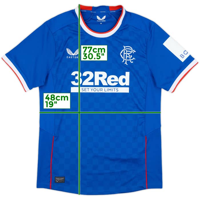 2022-23 Rangers Home Shirt - 10/10 - (M)