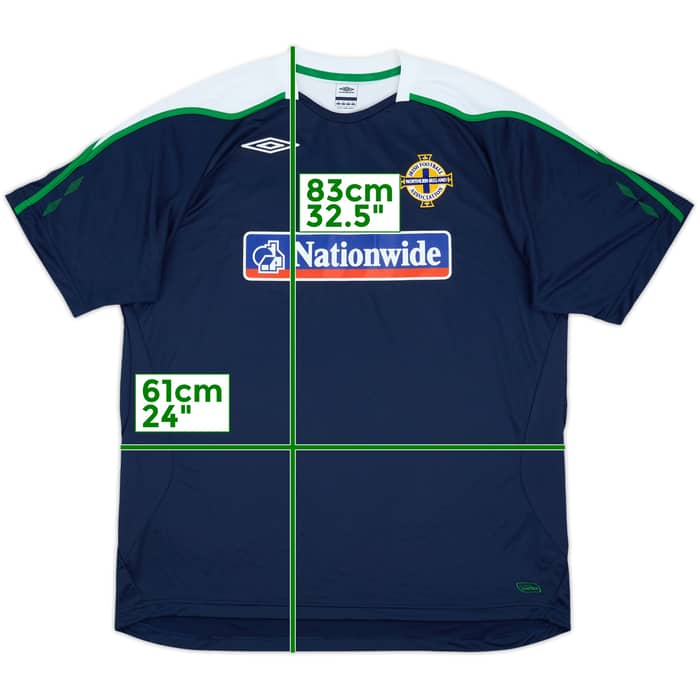 2008-10 Northern Ireland Umbro Training Shirt - 8/10 - (XXL)