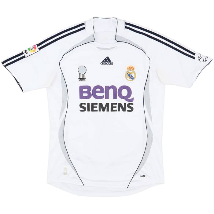 2006-07 Real Madrid Home Shirt Cannavaro #5 - 8/10 - (M)