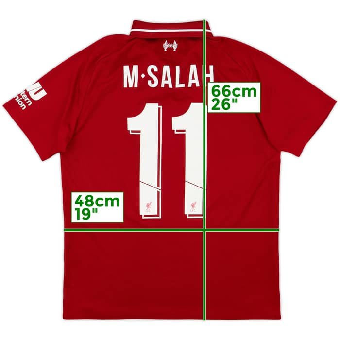 2018-19 Liverpool Home Shirt M.Salah #11 - 8/10 - (S)