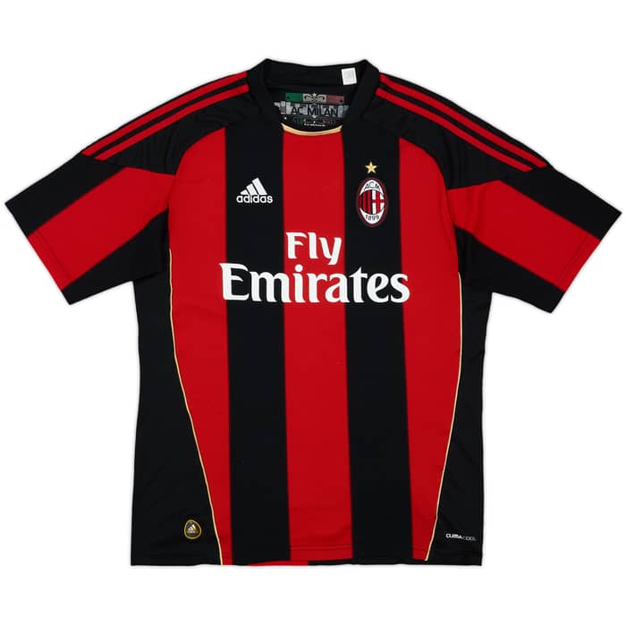 2010-11 AC Milan Home Shirt Ronaldinho #80 - 7/10 - (L)