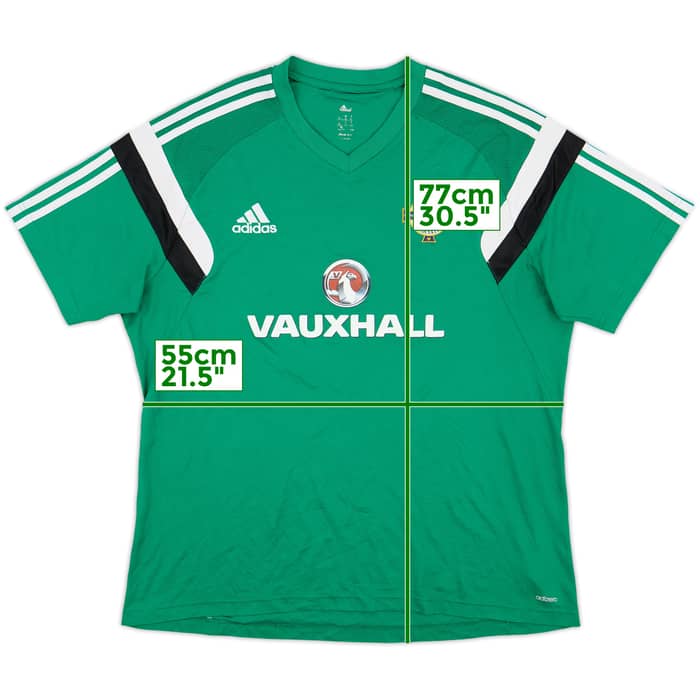 2014-15 Northern Ireland adizero Training Shirt - 8/10 - (XL)