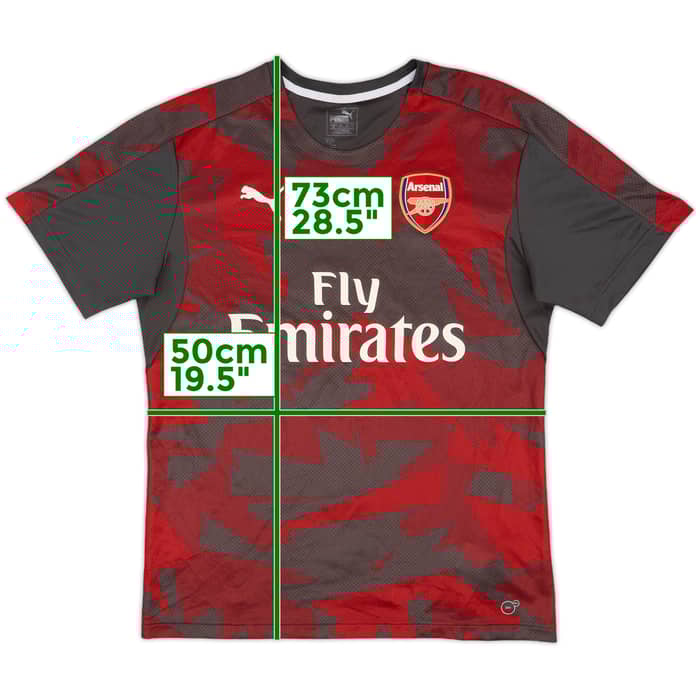 2017-18 Arsenal Puma Training Shirt - 8/10 - (L)
