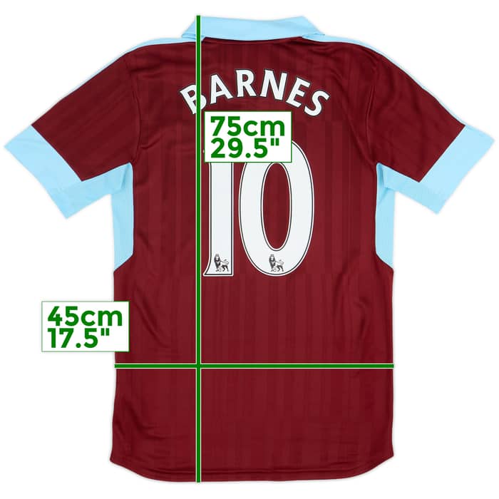 2016-17 Burnley Home Shirt Barnes #10 - 7/10 - (S)