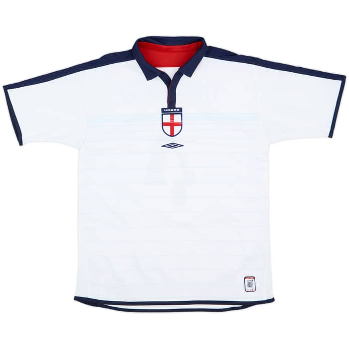 2003-05 England Home Shirt Gerrard #4 - 6/10 - (L)