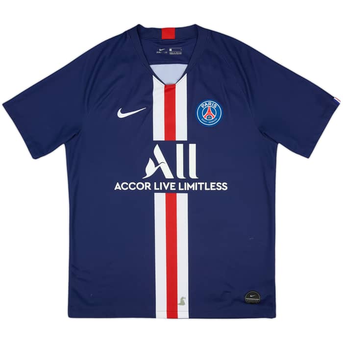 2019-20 Paris Saint-Germain Home Shirt Mbappe #7 - 6/10 - (L)
