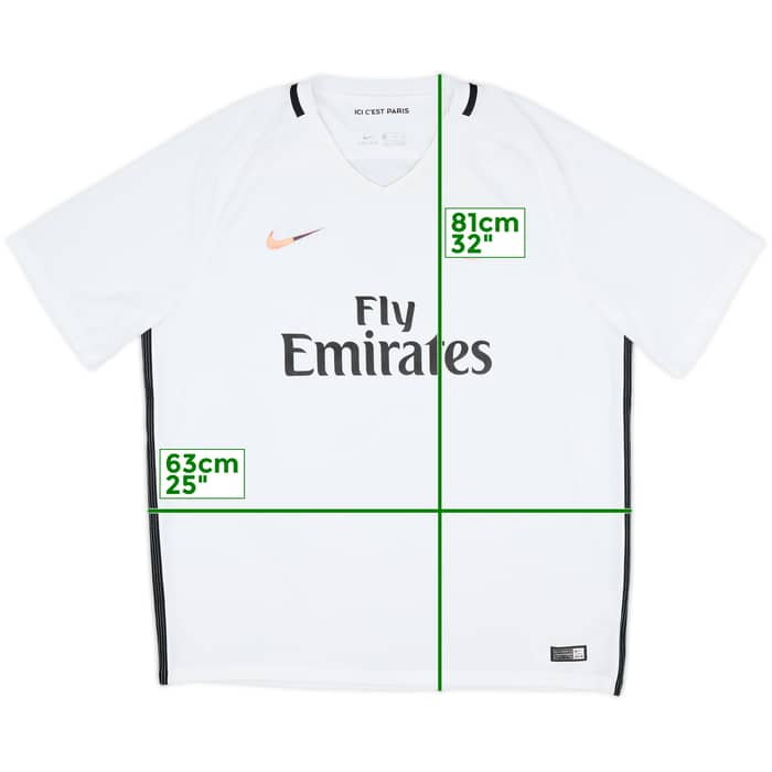2016-17 Paris Saint-Germain Authentic Third Shirt - 9/10 - (XXL)