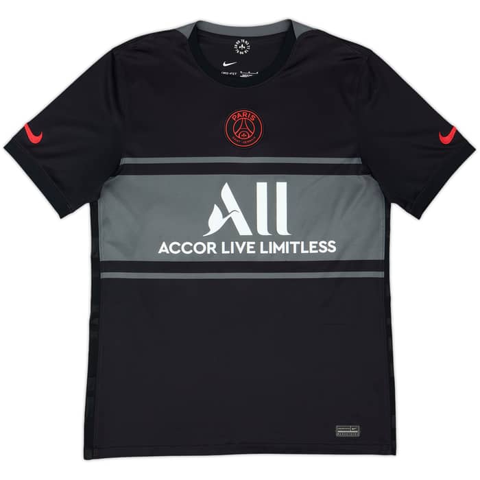 2021-22 Paris Saint-Germain Third Shirt Mbappe #7 - 8/10 - (M)