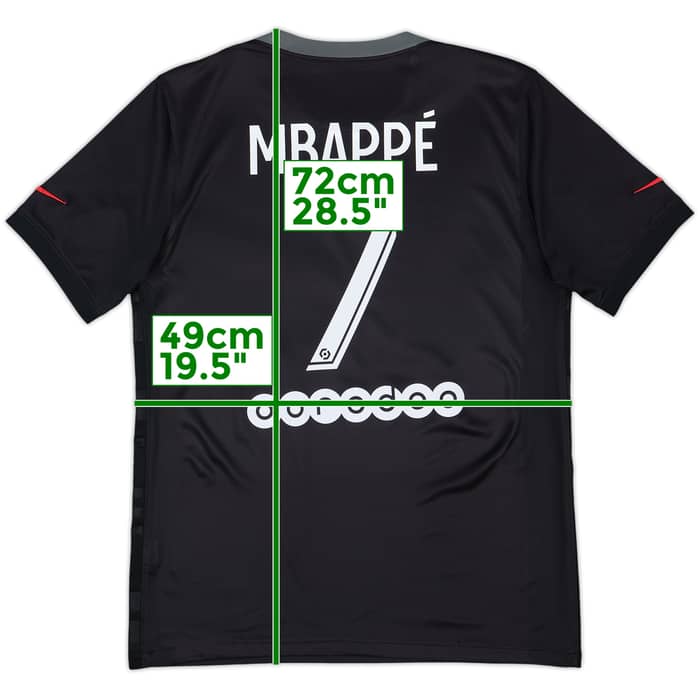 2021-22 Paris Saint-Germain Third Shirt Mbappe #7 - 8/10 - (M)