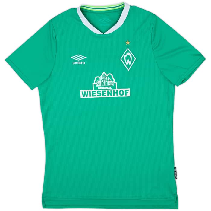 2019-20 Werder Bremen Home Shirt - 7/10 - (L.Boys)