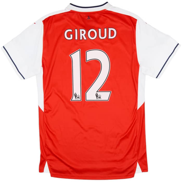2016-17 Arsenal Home Shirt Giroud #12 - 8/10 - (M)