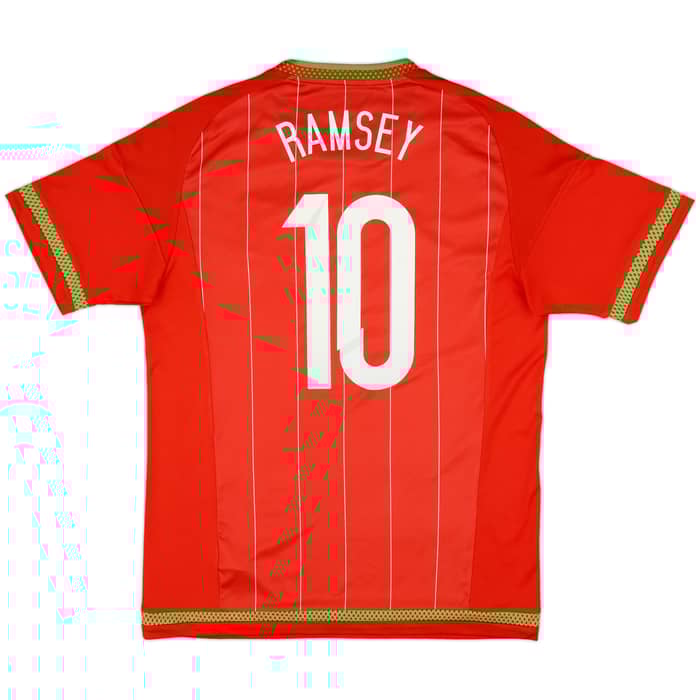 2015-16 Wales Home Shirt Ramsey #10 - 8/10 - (M)