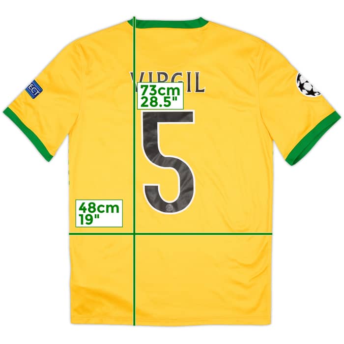 2013-14 Celtic Away Shirt Virgil #5 - 9/10 - (S)