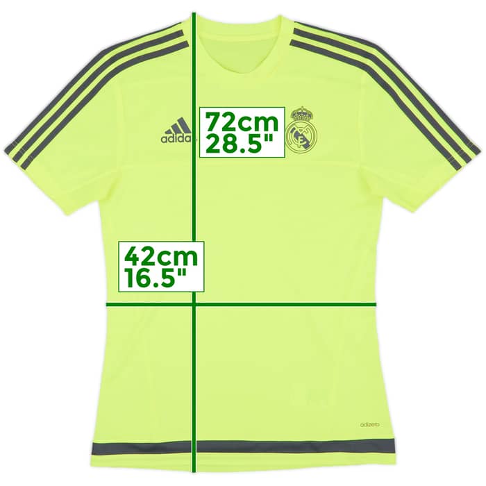 2015-16 Real Madrid adizero Training Shirt - 10/10 - (S)