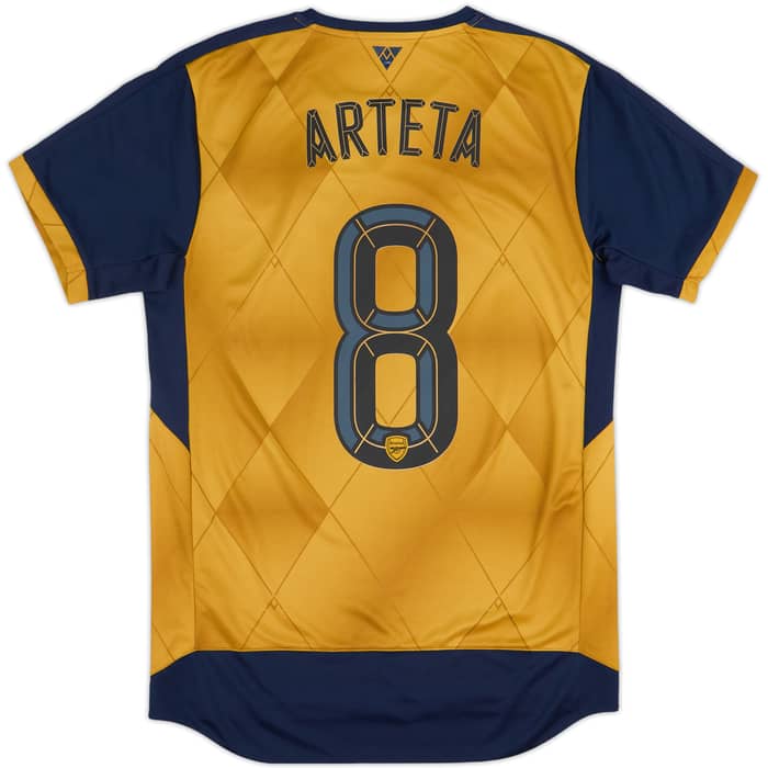 2015-16 Arsenal Away Shirt Arteta #8 - 10/10 - (S)