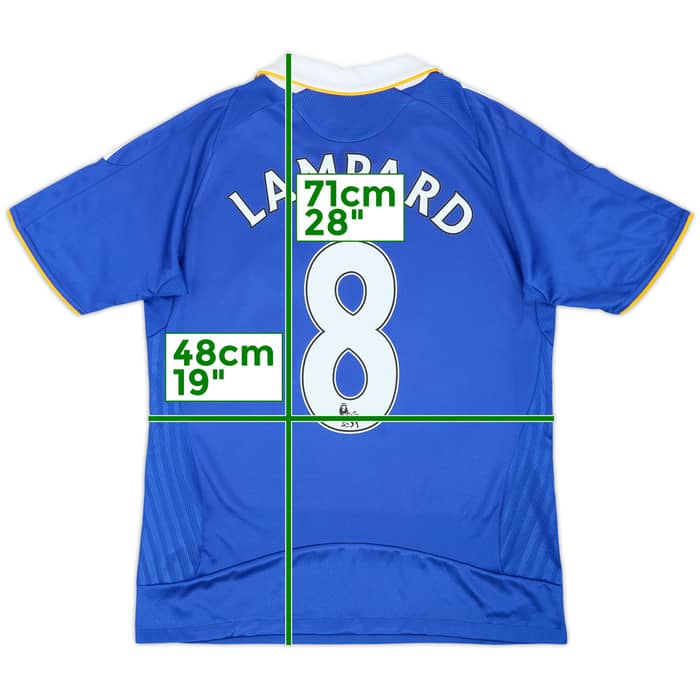 2008-09 Chelsea Home Shirt Lampard #8 - 6/10 - (Women's M)