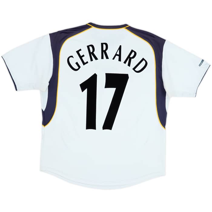 2001-03 Liverpool Camiseta De Visitante Gerrard #17 - 5/10 - (L)