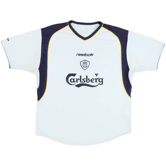 2001-03 Liverpool Camiseta De Visitante Gerrard #17 - 5/10 - (L)