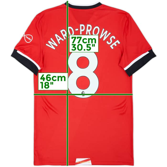 2020-21 Southampton Home Shirt Ward-Prowse #8 - 8/10 - (S)