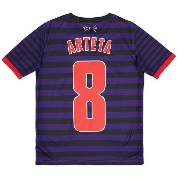 2012-13 Arsenal Away Shirt Arteta #8 - 8/10 - (13-14 Years)