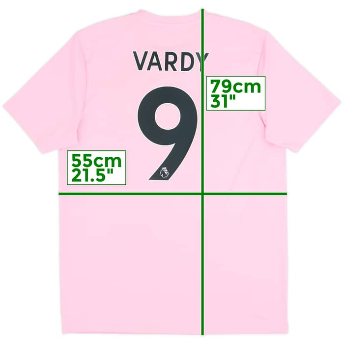2019-20 Leicester Third Shirt Vardy #9 - 9/10 - (L)