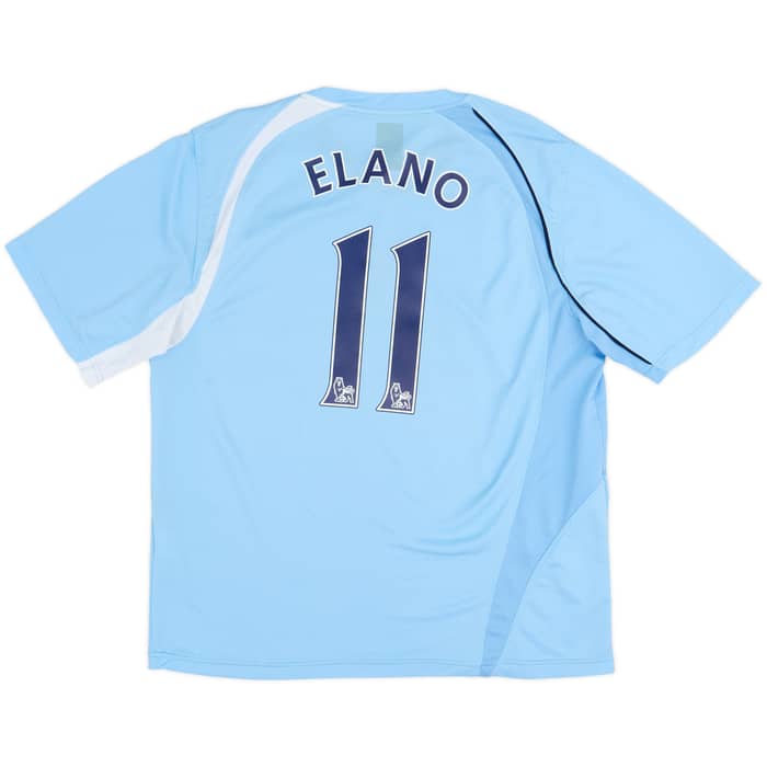 2008-09 Manchester City Home Shirt Elano #11 - 5/10 - (L)