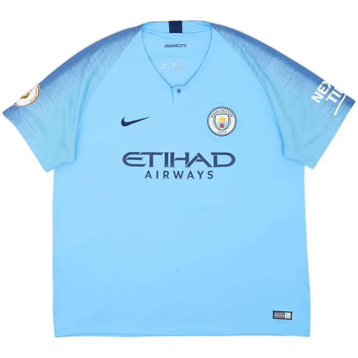 2018-19 Manchester City Home Shirt De Bruyne #17 - 6/10 - (XXL)