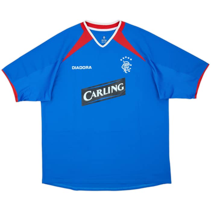 2003-05 Rangers Home Shirt Ferguson #6 - 8/10 - (XL)