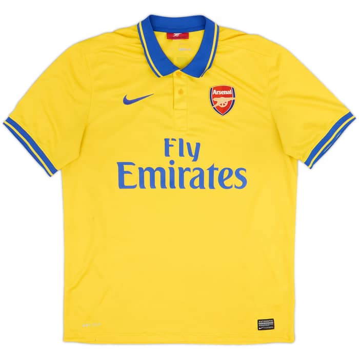 2013-14 Arsenal Away Shirt Arteta #8 - 5/10 - (L)
