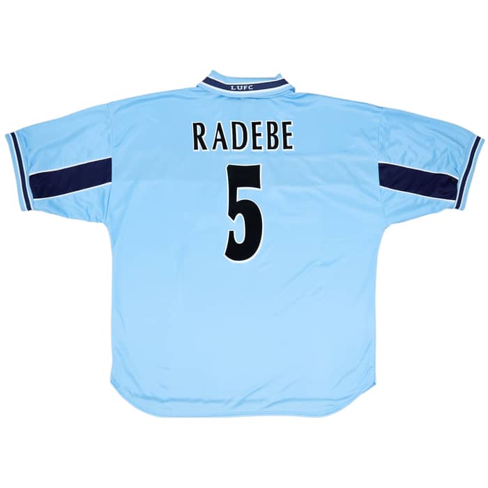 1999-00 Leeds United Away Shirt Radebe #5 - 8/10 - (XXL)