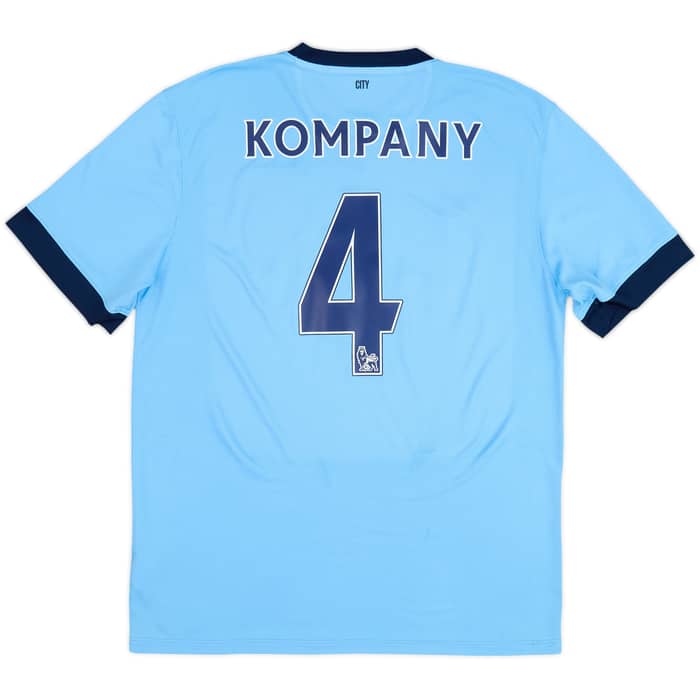 2014-15 Manchester City Home Shirt Kompany #4 - 6/10 - (XL)