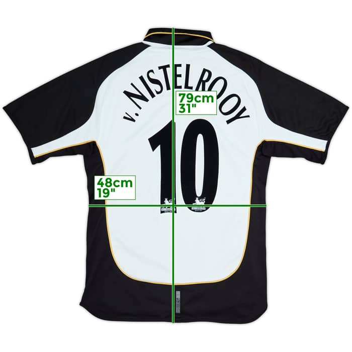 2001-02 Manchester United Centenary Away/Third Shirt V.Nistelrooy #10 - 5/10 - (M)