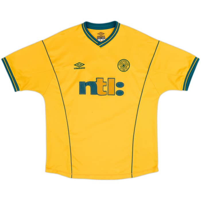 2000-02 Celtic Away Shirt Larsson #7 - 6/10 - (L)