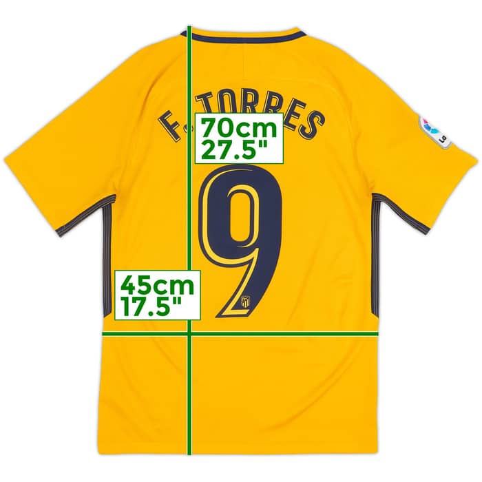 2017-18 Atletico Madrid Away Shirt F.Torres #9 - 7/10 - (S)