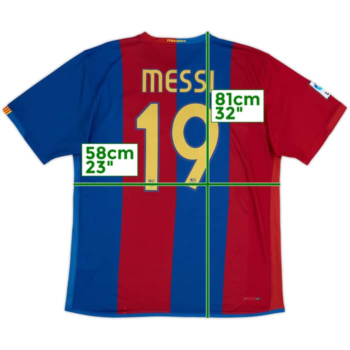 2006-07 Barcelona Camiseta Local Messi #19 - 6/10 - (XL)
