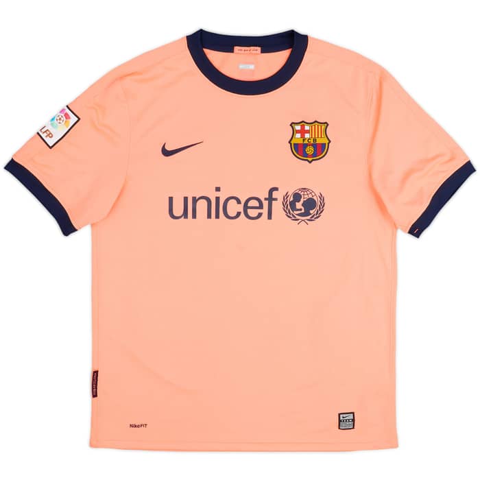 2009-10 Barcelona Away Shirt Messi #10 - 6/10 - (M)