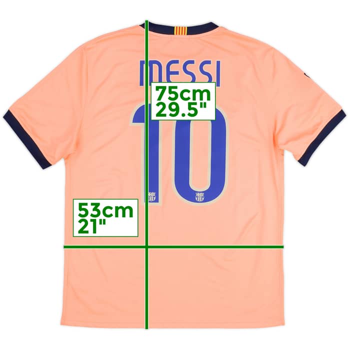 2009-10 Barcelona Away Shirt Messi #10 - 6/10 - (M)