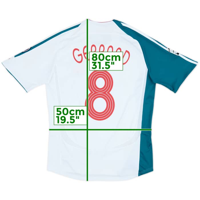 2006-07 Liverpool Tercera Camiseta Gerrard #8 - 6/10 - (M)