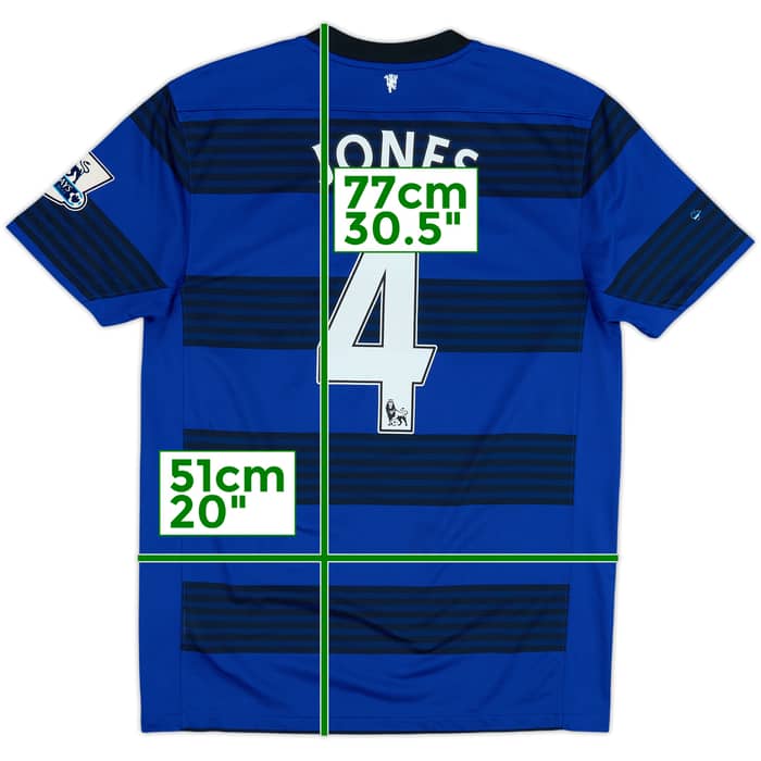 2011-13 Manchester United Away Shirt Jones #4 - 5/10 - (M)
