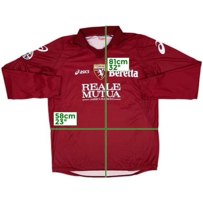 2006-07 Torino Match Worn Home L/S Shirt Stellone #11