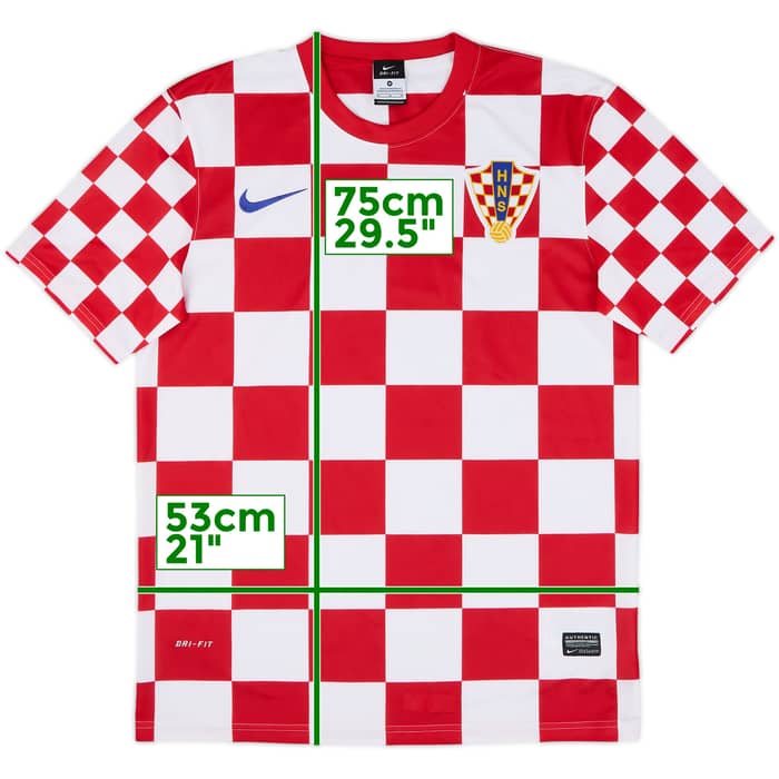 2012-14 Croatia Basic Home Shirt - 9/10 - (M)