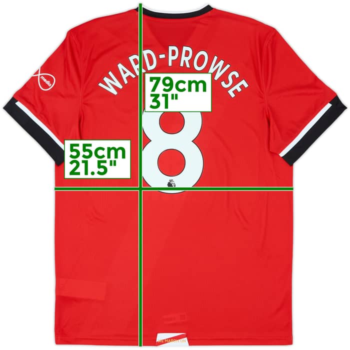 2020-21 Southampton Home Shirt Ward-Prowse #8 (L)