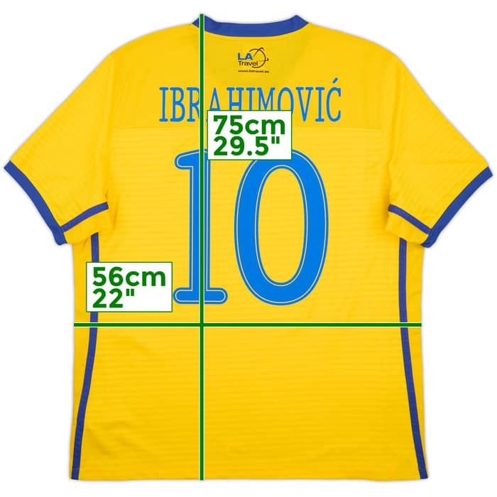 2010-11 Sweden Home Shirt Ibrahimovic #10 (L)