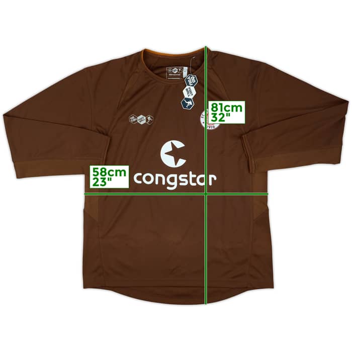 2007-08 St Pauli Home L/S Shirt (L)