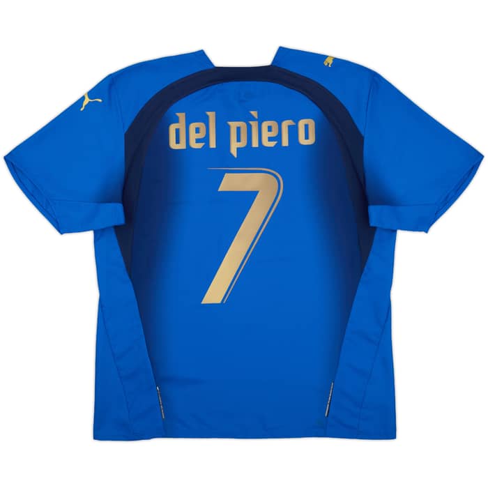 2006 Italy Home Shirt Del Piero #7 (L)