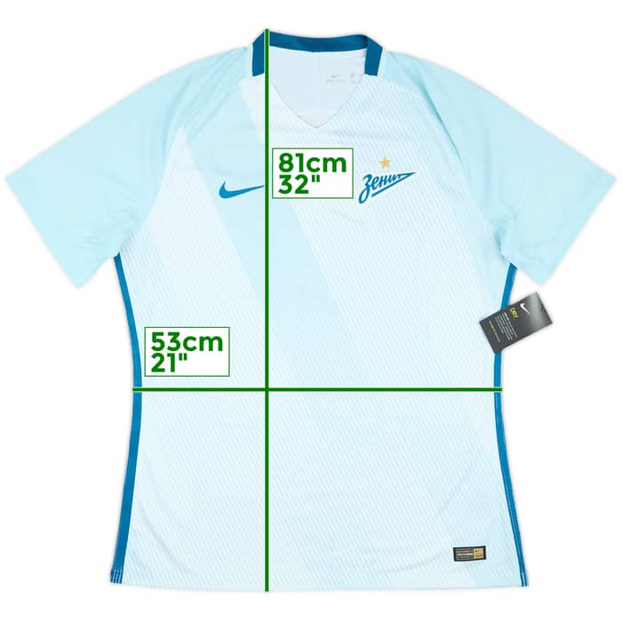 2016-17 Zenit St. Petersburg Authentic Away Shirt (XL)