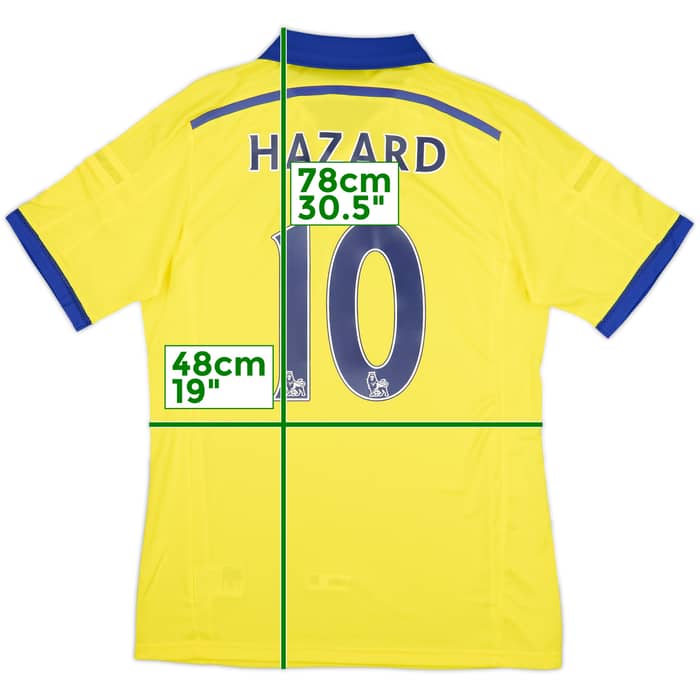 2014-15 Chelsea Player Issue Away Shirt Hazard #10 (L)
