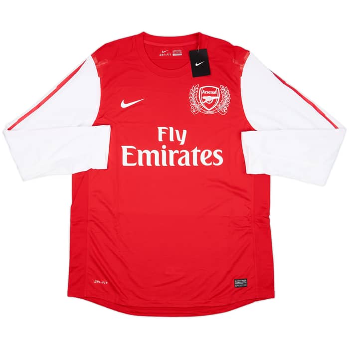 2011-12 Arsenal Player Issue Home L/S Shirt Henry #12 (XXL)