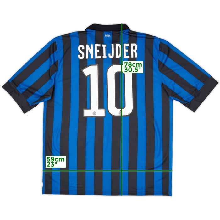 2011-12 Inter Milan Home Shirt Sneijder #10 (XL)